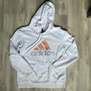 adidas originals Winners logo hoodie - white